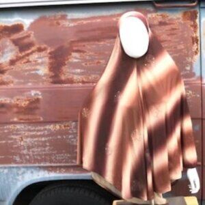 Adult Amira Khimar BROWN & TAN One Piece Hijab Muslim Women Instant Hejab